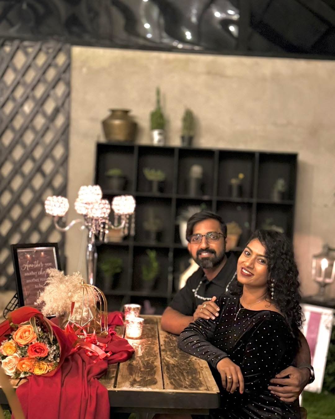 Guests dressed up for an evening at the restaurant